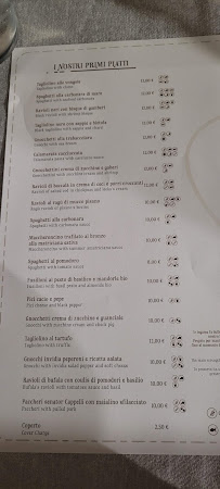 Restaurant Ir Tegame à Tirrenia (la carte)