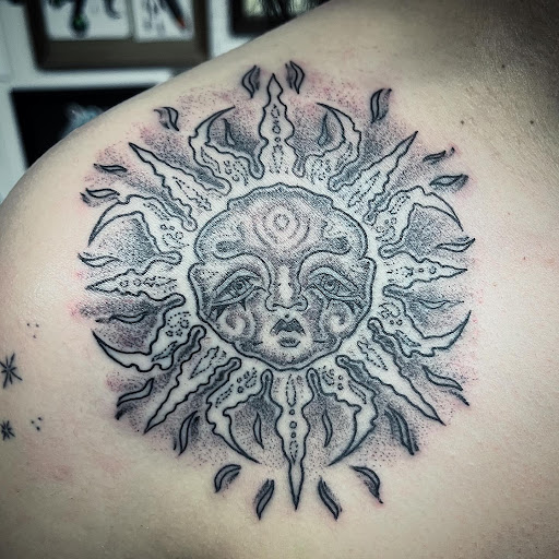 Explore serotonin tattoo ideas, creative tattoo ideas in Madera, available at Sea Wolf Tattoo