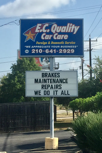 Auto Repair Shop «EC Quality Car Care», reviews and photos, 6564 Babcock Rd, San Antonio, TX 78249, USA