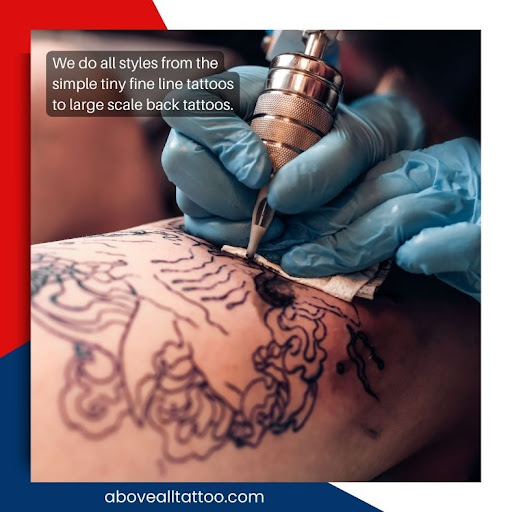 Explore three percenter tattoo ideas, creative tattoo ideas in San Diego, available at Above All Tattoo - Pacific Beach