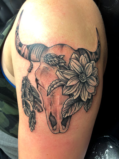 Explore apache tattoo ideas, creative tattoo ideas in Greenfield, available at Tattoos In Time Studio