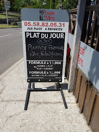 Restaurant Le Plaisir Des Mets à Escource (la carte)