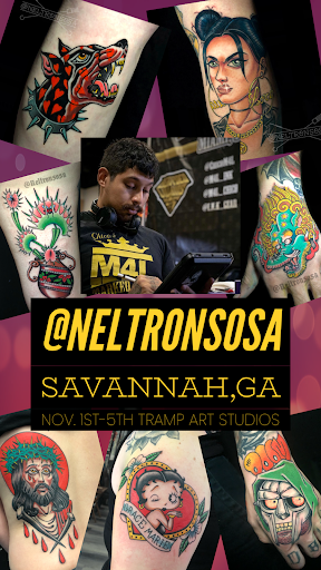 Explore symbol small tattoo ideas, creative tattoo ideas in Savannah, available at Tramp Art Studios