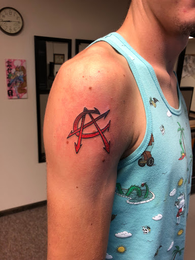 Explore psychedelic mushroom tattoo ideas, creative tattoo ideas in Jefferson, available at Slammin Ink Tattoo