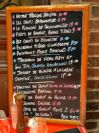 Menu / carte de Chez Papinou à Neuilly-sur-Seine