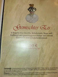 Carte du Ristorante Pizzeria Borsellino à Jockgrim