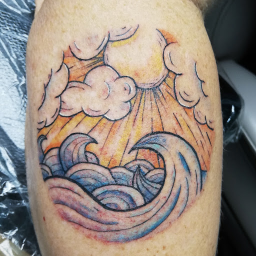 Explore tattoo ideas for guys with daughters, creative tattoo ideas in Hayward, available at Three Tentacles Tattoo Studio