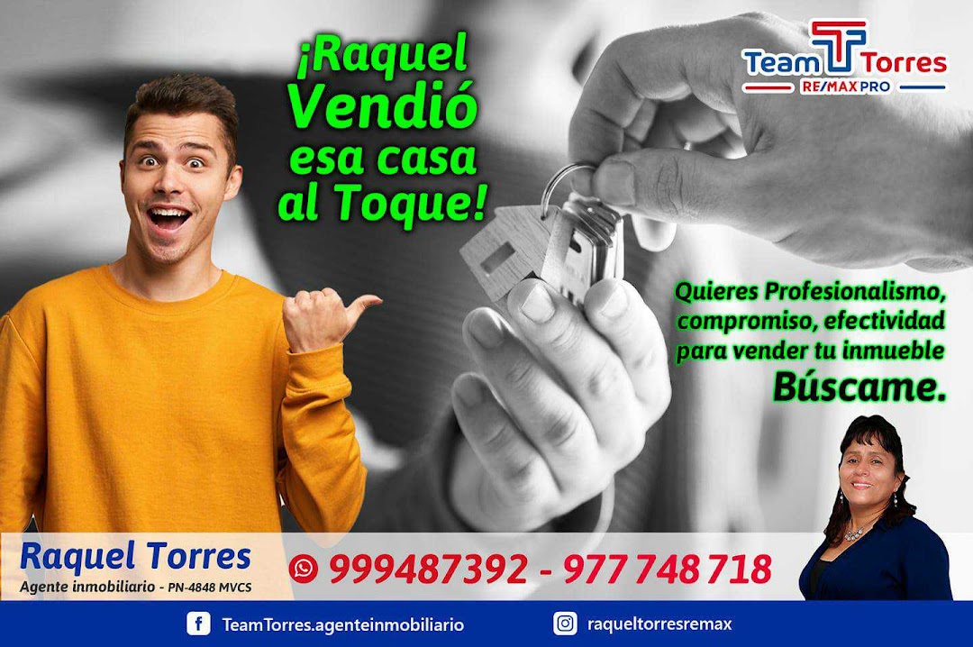 RAQUEL TORRES AGENTE INMOBILIARIO REMAX PRO