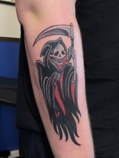 Explore monkey king tattoo ideas, creative tattoo ideas in Newport, available at Newport Tattoo