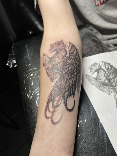 Explore vampire tattoo ideas, creative tattoo ideas in Newburgh, available at Ink Spill Tattoo