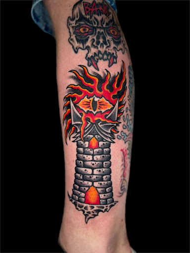 Explore women's arm tattoos ideas, creative tattoo ideas in Johnson City, available at Gold Cross Tattoo Co.