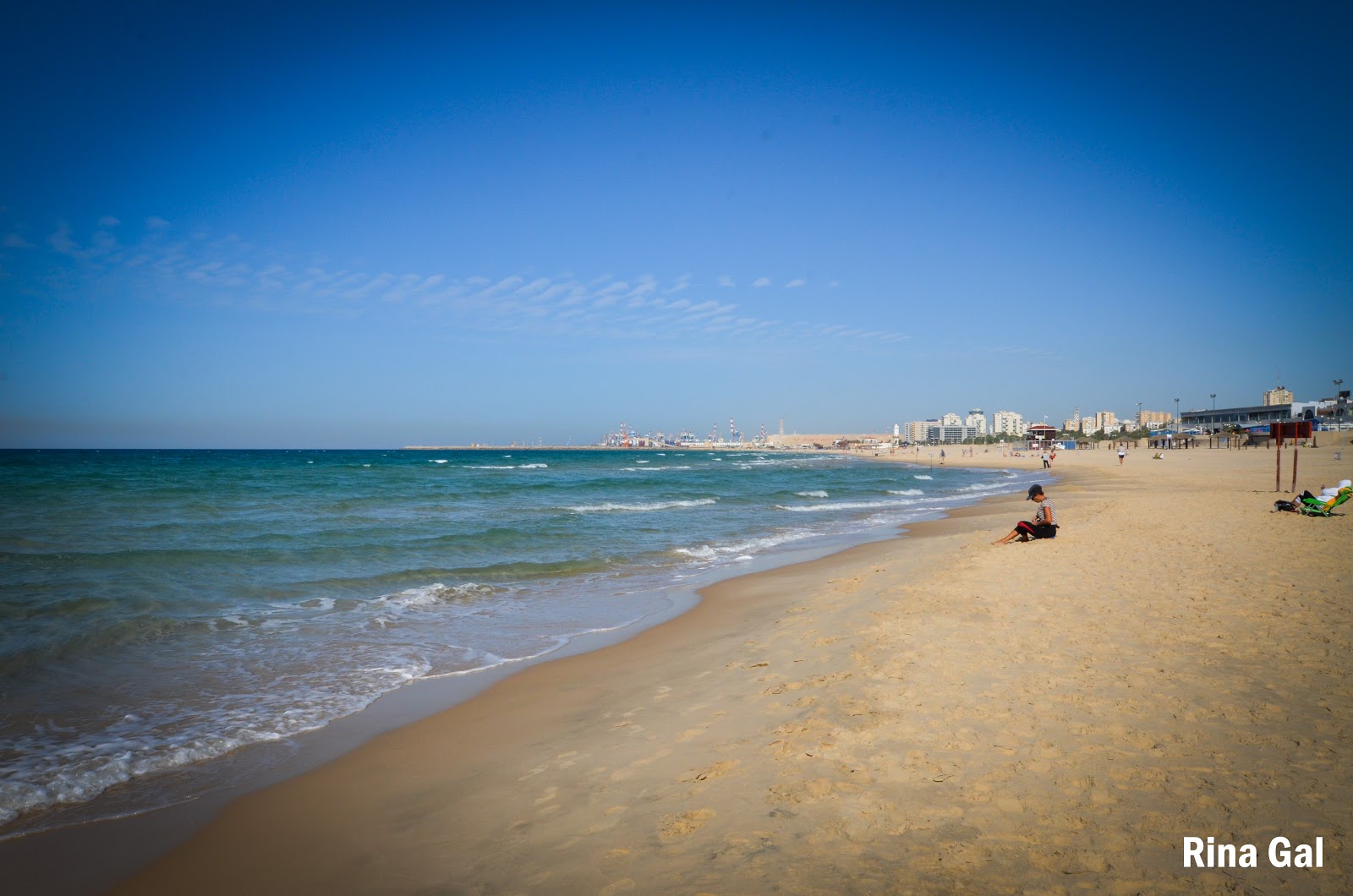 Photo de Oranim beach - endroit populaire parmi les connaisseurs de la détente
