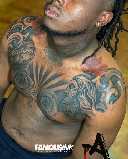 Explore small daisy tattoo ideas, creative tattoo ideas in Hammond, available at Famous Ink, Inc.