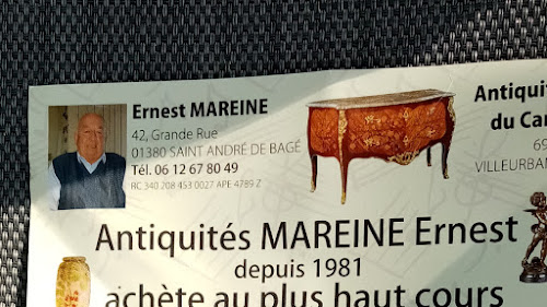 Magasin d'antiquités Ernest Mareine antiquités Saint-André-de-Bâgé