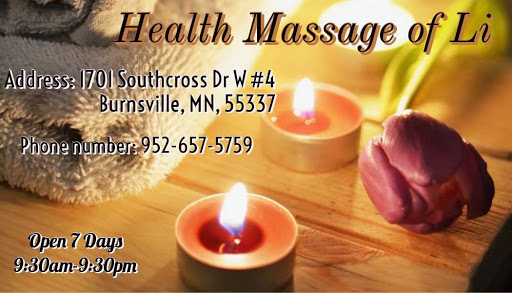 Health Massage of Li - Massage Therapist in Burnsville