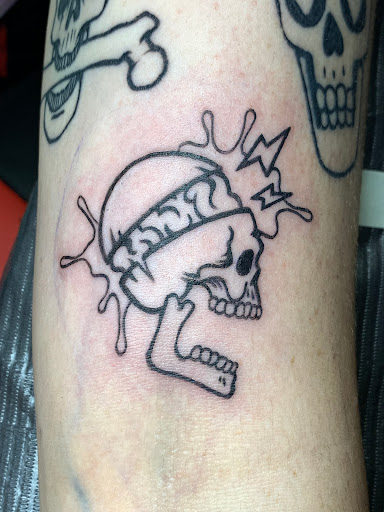 Explore falcon tattoo ideas, creative tattoo ideas in Cedar Falls, available at Tales Untold Tattoos