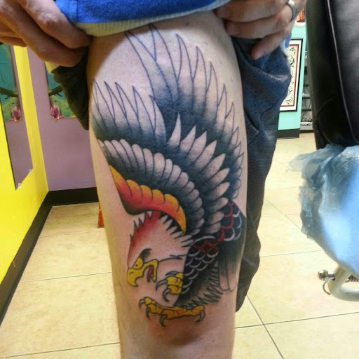 Explore elliott smith tattoo ideas, creative tattoo ideas in Houston, available at The Electric Chair Tattoo & Piercing