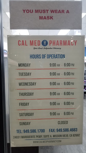 Pharmacy «Cal-Med Pharmacy», reviews and photos, 24031 Marguerite Pkwy, Mission Viejo, CA 92692, USA