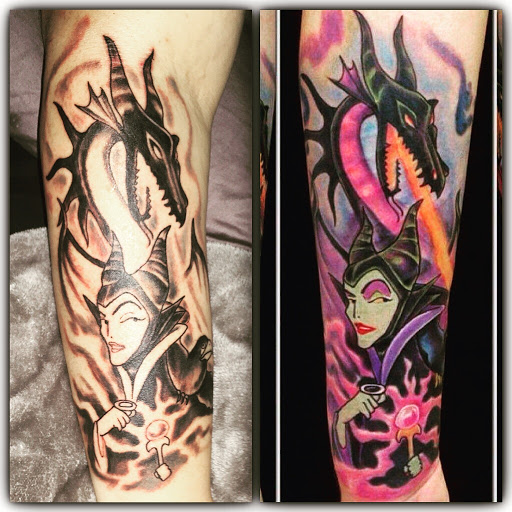 Explore background tattoo filler ideas, creative tattoo ideas in Saint Petersburg, available at Lucky You Tattoo