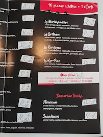 Menu / carte de Ker'Pizz 2020 à Kervignac