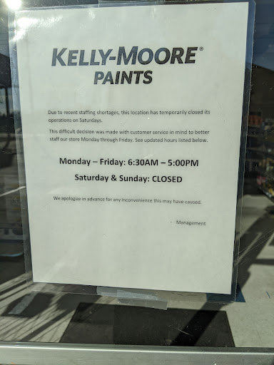 Paint Store «Kelly-Moore Paints», reviews and photos, 4555 Manzanita Ave, Carmichael, CA 95608, USA