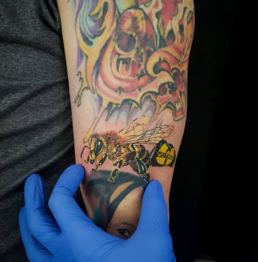 Explore tattoo on hip ideas, creative tattoo ideas in Fountain, available at United Tattoo