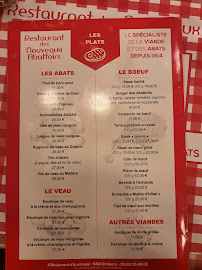 Menu / carte de Restaurant Les Nouveaux Abattoirs à Nancy