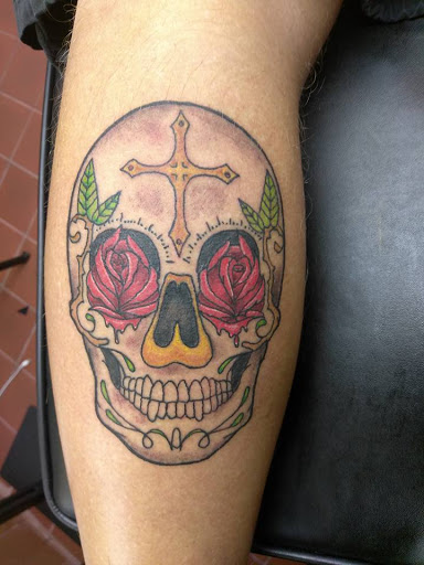 Explore skate tattoo ideas, creative tattoo ideas in Saint Petersburg, available at Lucky You Tattoo