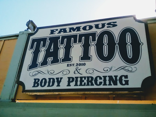 Tattoo Shop «Famous Tattoo & Body Piercing», reviews and photos, 1973 S Victoria Ave, Ventura, CA 93003, USA