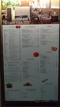 Ristorante Le 4 stagioni di Casa Sassone à Saluzzo menu