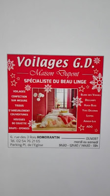 Voilages G . D . Maison Dupont à Romorantin-Lanthenay