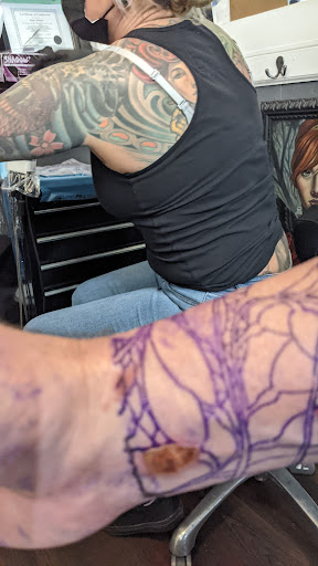 Explore scary movie tattoo ideas, creative tattoo ideas in San Diego, available at Remington Tattoo Parlor