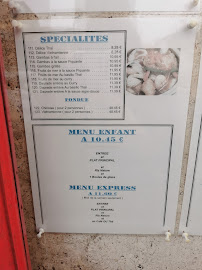 Menu / carte de Restaurant Phuc Loc Tho à Luçon
