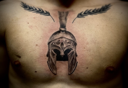 Explore simple neck tattoo ideas, creative tattoo ideas in Brunswick, available at Brunswick Tattoo Company