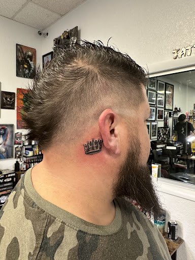 Explore mens angel tattoo ideas, creative tattoo ideas in Leesburg, available at Blank Slate Ink