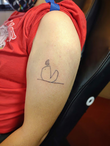 Explore chest to shoulder tattoo ideas, creative tattoo ideas in New Orleans, available at Catahoula Tattoo 