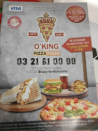 O'King Pizza Food à Bruay-la-Buissière carte