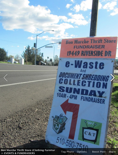 Thrift Store «Bon Marche Thrift Store», reviews and photos, 19405 Riverside Dr, Sonoma, CA 95476, USA