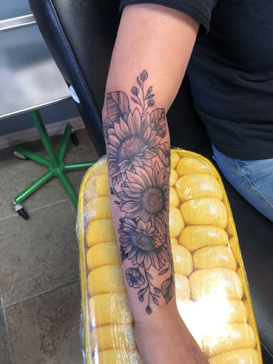 Explore carnage tattoo ideas, creative tattoo ideas in Nashua, available at Mayhem Ink Tattoo