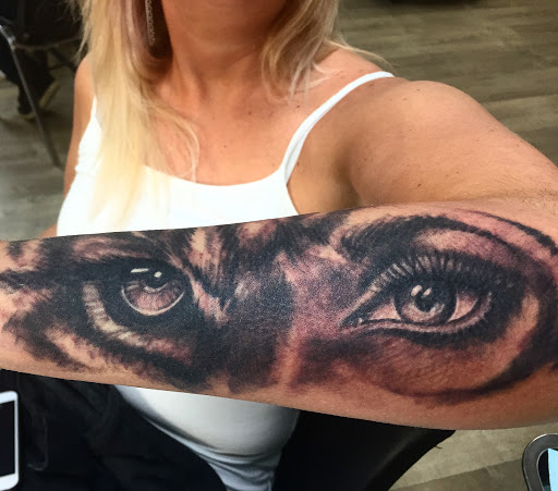 Explore tribal heart tattoo ideas, creative tattoo ideas in Cleveland, available at Red Lion Tattoo Cleveland