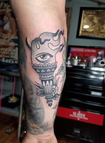 Explore exercise tattoo ideas, creative tattoo ideas in Lake Villa, available at Eternal Tiger Tattoo