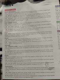 Menu / carte de Borgo Burger à Livorno