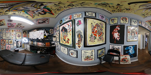 Explore tattoo ideas for chest piece, creative tattoo ideas in Fresno, available at Red Wave Tattoo & Art Gallery