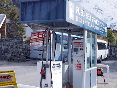 Self-service petrol station