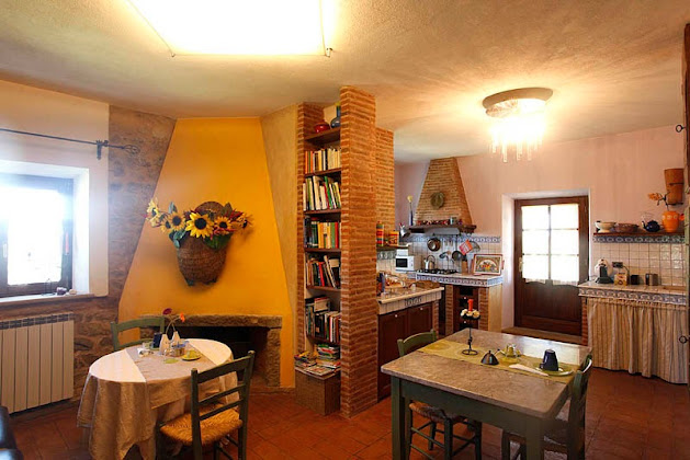 Cuisine Appartamenti Podere Pagliaore B&B 56041 Castelnuovo di Val di Cecina