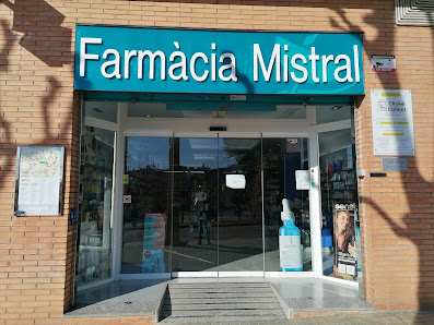 FARMÀCIA MISTRAL Ronda Frederic Mistral, 26, 08304 Mataró, Barcelona, España