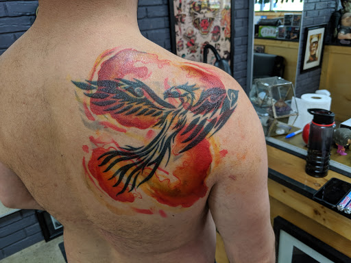 Explore small emo tattoo ideas, creative tattoo ideas in Austin, available at Atomic Tattoo & Body Piercing