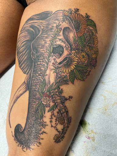 Explore half sleeve forearm tattoo ideas, creative tattoo ideas in Pittsburg, available at Delta Art & Tattoo