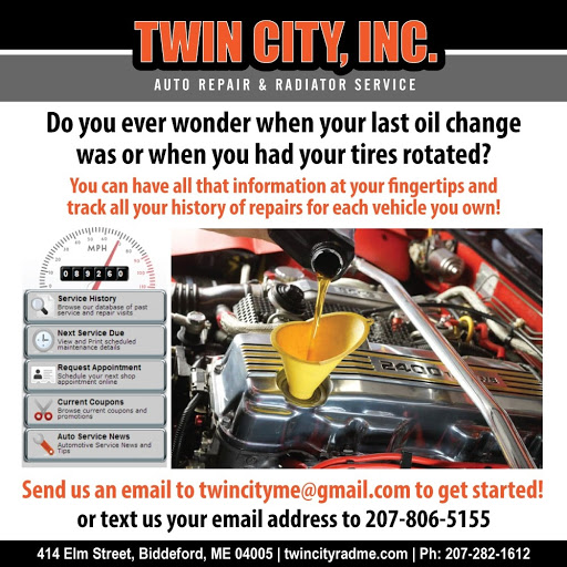 Radiator Shop «Twin City Radiator & Alternator Inc», reviews and photos, 414 Elm St, Biddeford, ME 04005, USA