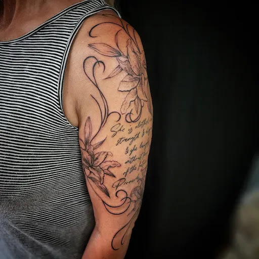 Explore tattoo ideas horror, creative tattoo ideas in Minocqua, available at Whisky Rose Tattoo Parlor